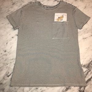 Zara Knit Pocket Tee